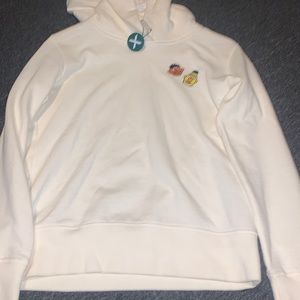 Kaws X Uniqlo X Sesame Street Bert & Ernie Heads Hoodie women's